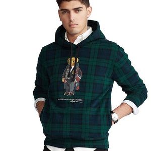 Men’s Ralph Lauren Polo Bear Tartan Fleece hoodie